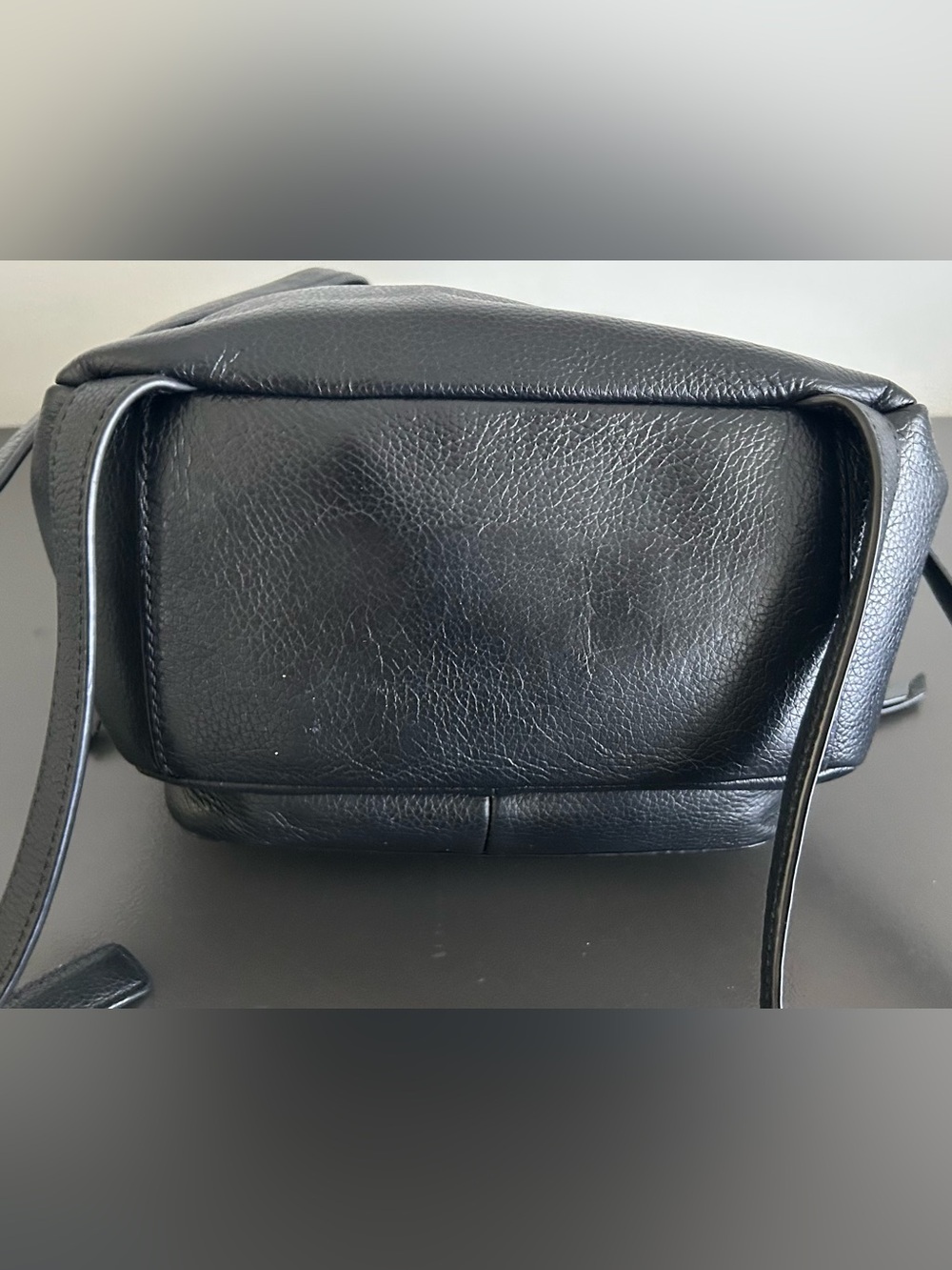 Kate Spade Black Leather Mini Backpack Gold Hardware Travel Purse - Picture 13 of 14